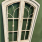Double Paneled Wood Metal Window Frame, Farmhouse Decor, Distressed Wall Accent