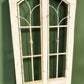 Double Paneled Wood Metal Window Frame, Farmhouse Decor, Distressed Wall Accent