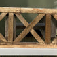 Windows - White 3X Transom Window Frame (36x12) Wooden Decorative Panel, Cottage Style by The Old Grainery (decorative, fa...