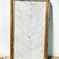 Farmhouse Herringbone Wall Art, Rustic Wood Wall Panel, Whitewashed Wooden Decor