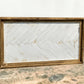 Farmhouse Herringbone Wall Art, Rustic Wood Wall Panel, Whitewashed Wooden Decor