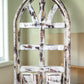 Windows - Arched French Country Distressed Window Frame (19.5x38) Rustic Shabby Chic by The Old Grainery (arched window, C...