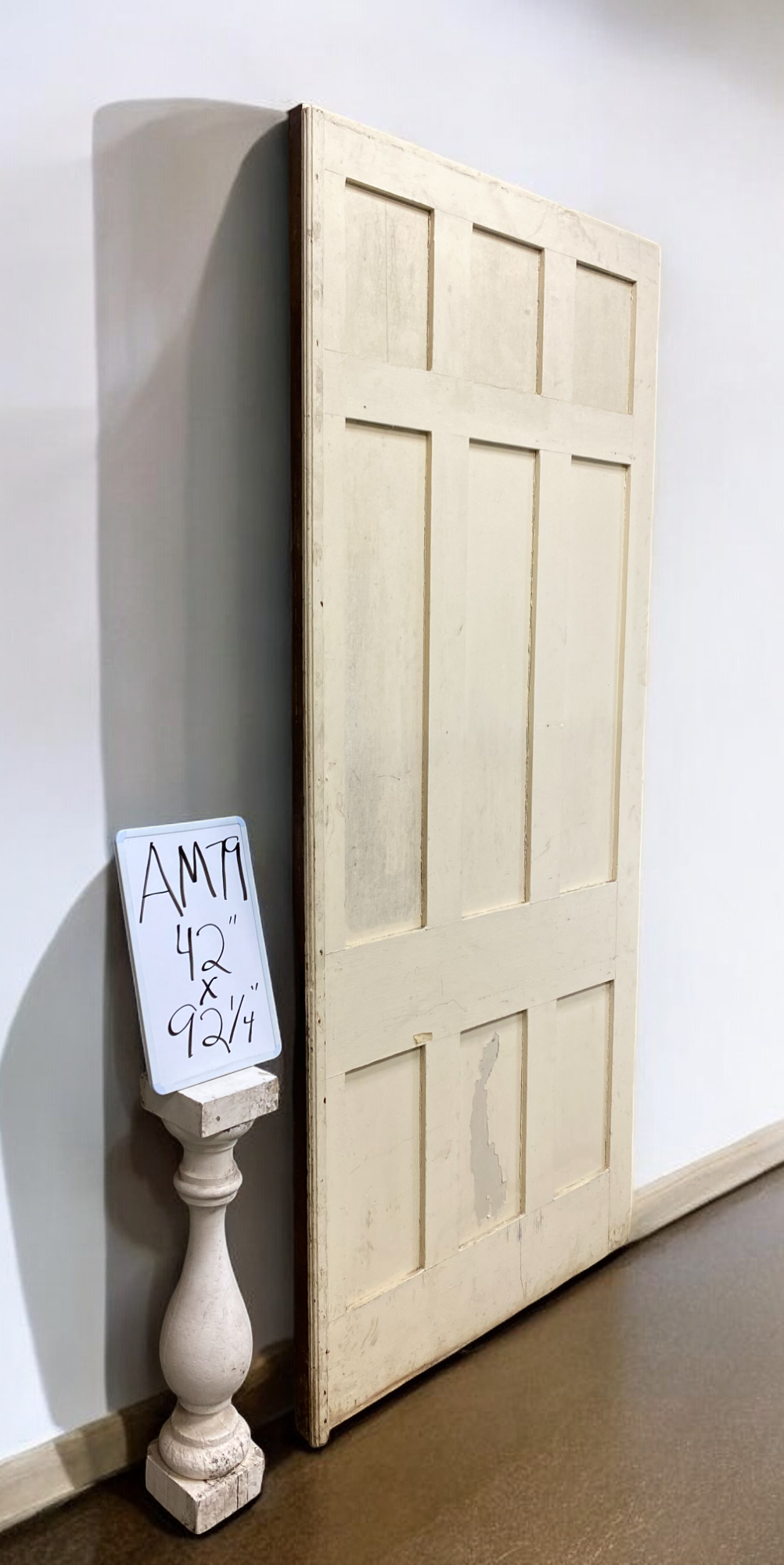 Vintage American Door (42x92.25) Nine Panel Interior Door, Pocket Door, AM79