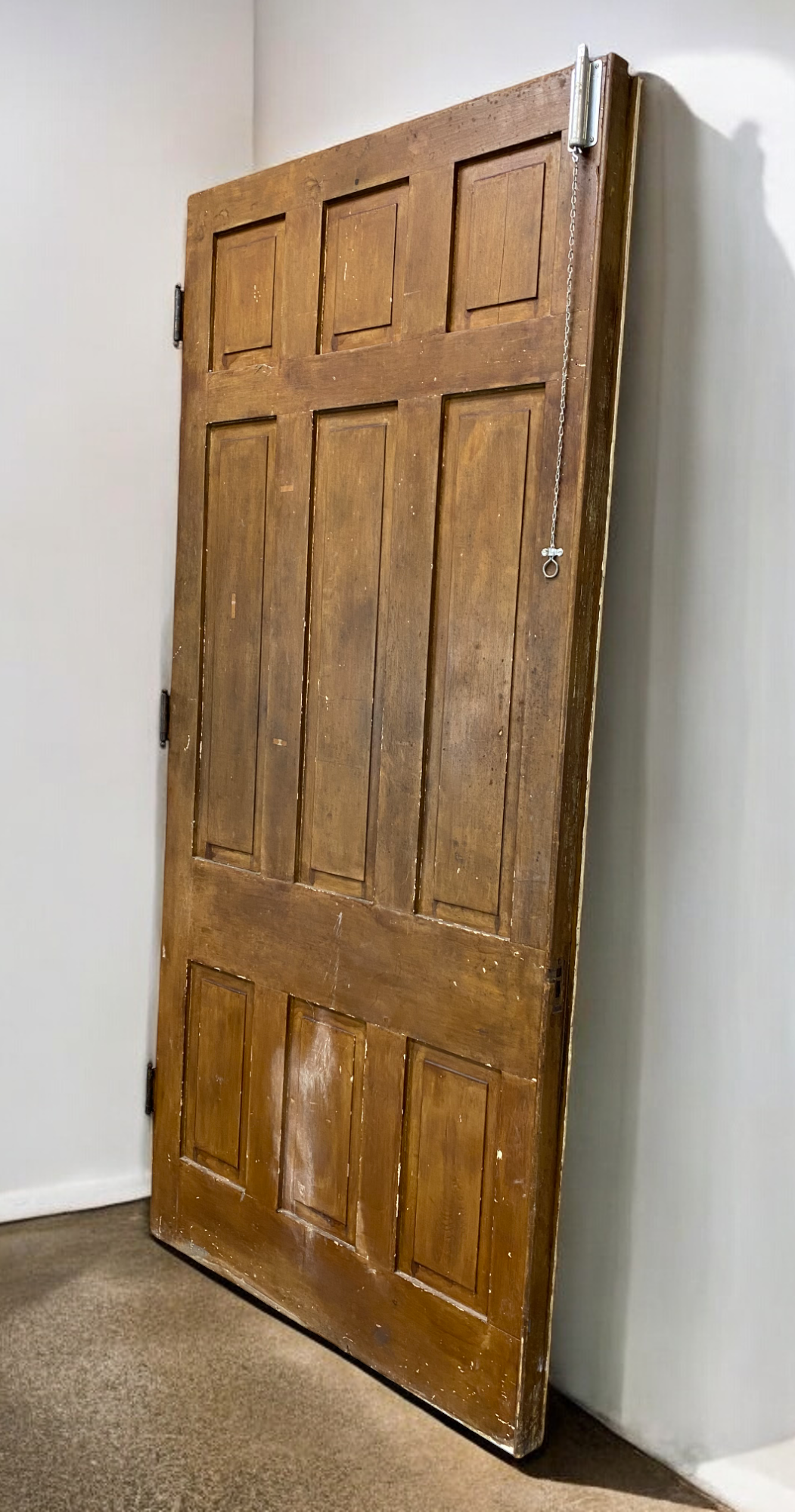 Vintage American Door (42x92.25) Nine Panel Interior Door, Pocket Door, AM79