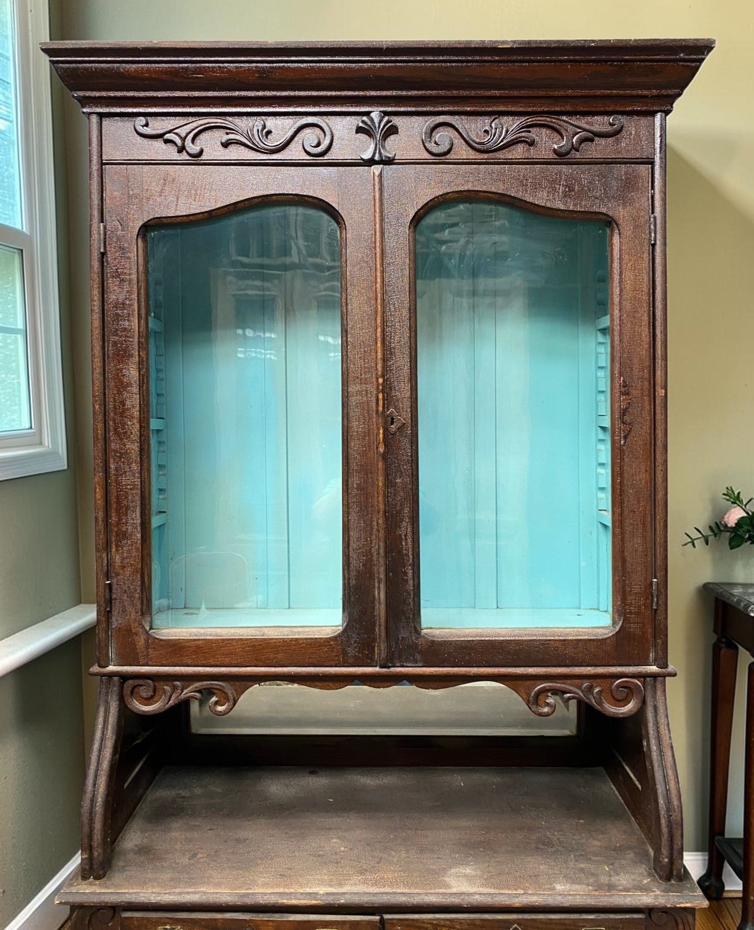 Furniture - Antique Chittenden & Eastman Iowa Oak Step Back Cabinet Cupboard Server Pantry by The Old Grainery (buffet, ch...