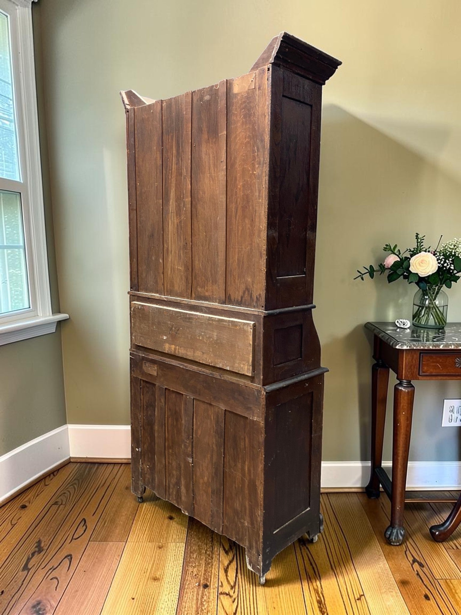 Furniture - Antique Chittenden & Eastman Iowa Oak Step Back Cabinet Cupboard Server Pantry by The Old Grainery (buffet, ch...