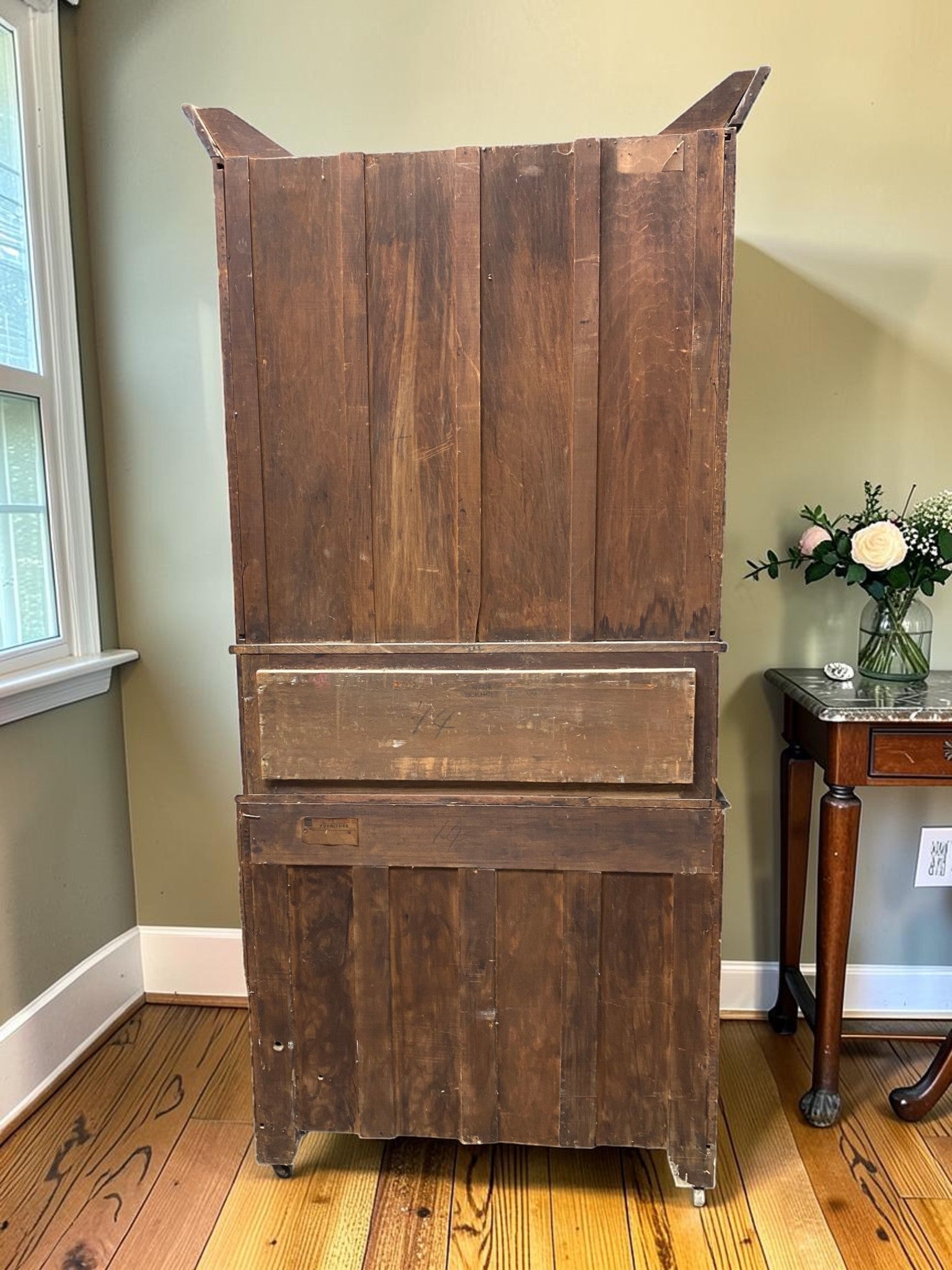 Furniture - Antique Chittenden & Eastman Iowa Oak Step Back Cabinet Cupboard Server Pantry by The Old Grainery (buffet, ch...