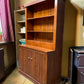 Rustic Step Back Hutch Cabinet, Vintage Farmhouse Cupboard, Pantry, Cabinet