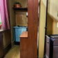 Rustic Step Back Hutch Cabinet, Vintage Farmhouse Cupboard, Pantry, Cabinet