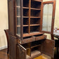 Vintage Cabinet - Victorian Walnut Bookcase Cabinet, Glass Door Cupboard, Burl Wood Display, Hutch by The Old Grainery (bu...