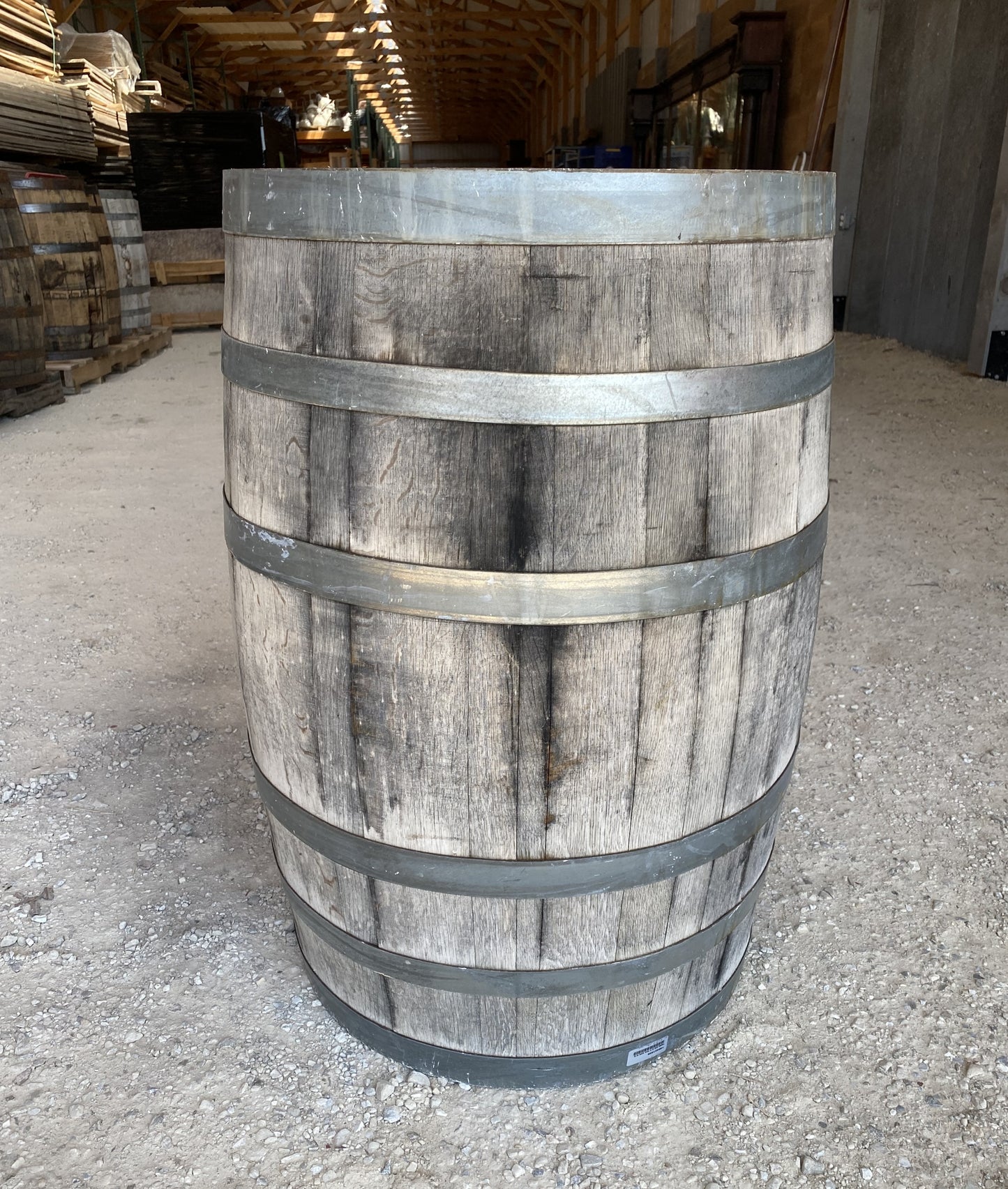 Whiskey Wine Barrel, Vintage Reclaimed Used Wood Barrel, Primitive Rum Keg, I