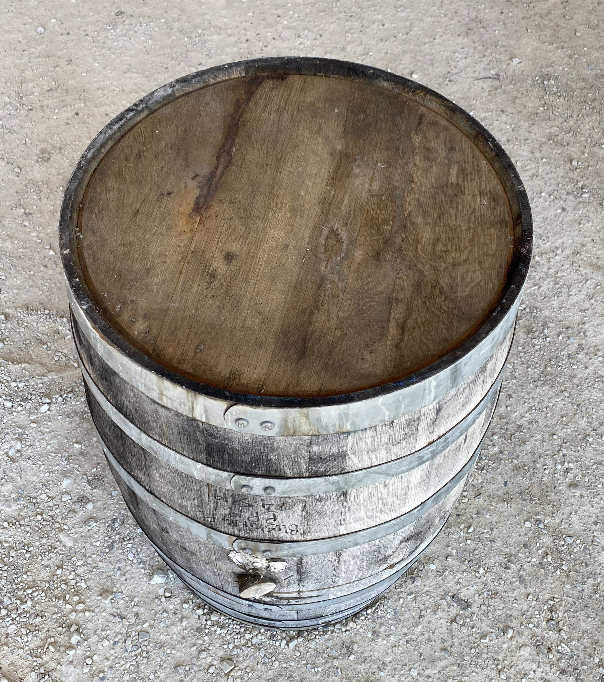 Whiskey Wine Barrel, Vintage Reclaimed Used Wood Barrel, Primitive Rum Keg, I
