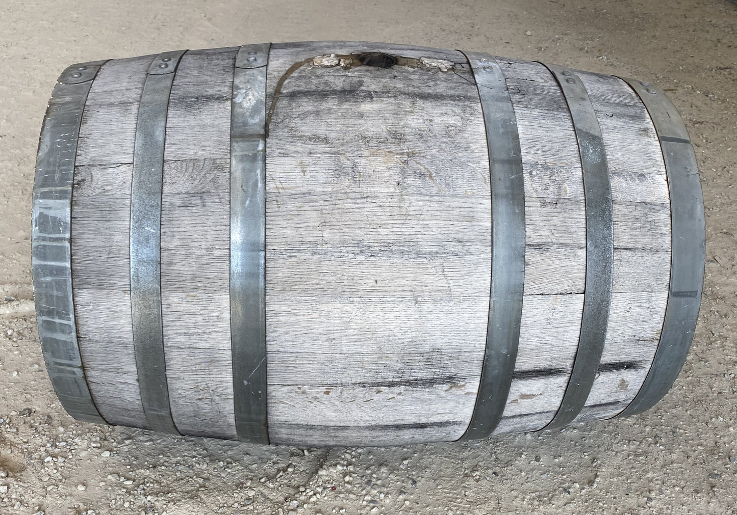 Whiskey Wine Barrel, Vintage Reclaimed Used Wood Barrel, Primitive Rum Keg, H