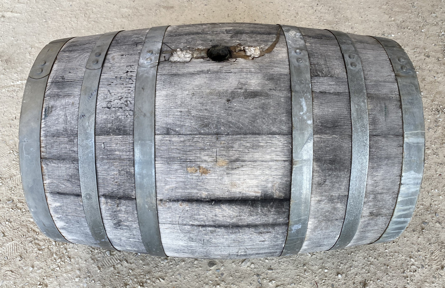 Whiskey Wine Barrel, Vintage Reclaimed Used Wood Barrel, Primitive Rum Keg, H