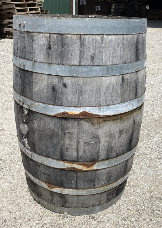 Whiskey Wine Barrel, Vintage Reclaimed Used Wood Barrel, Primitive Rum Keg, J