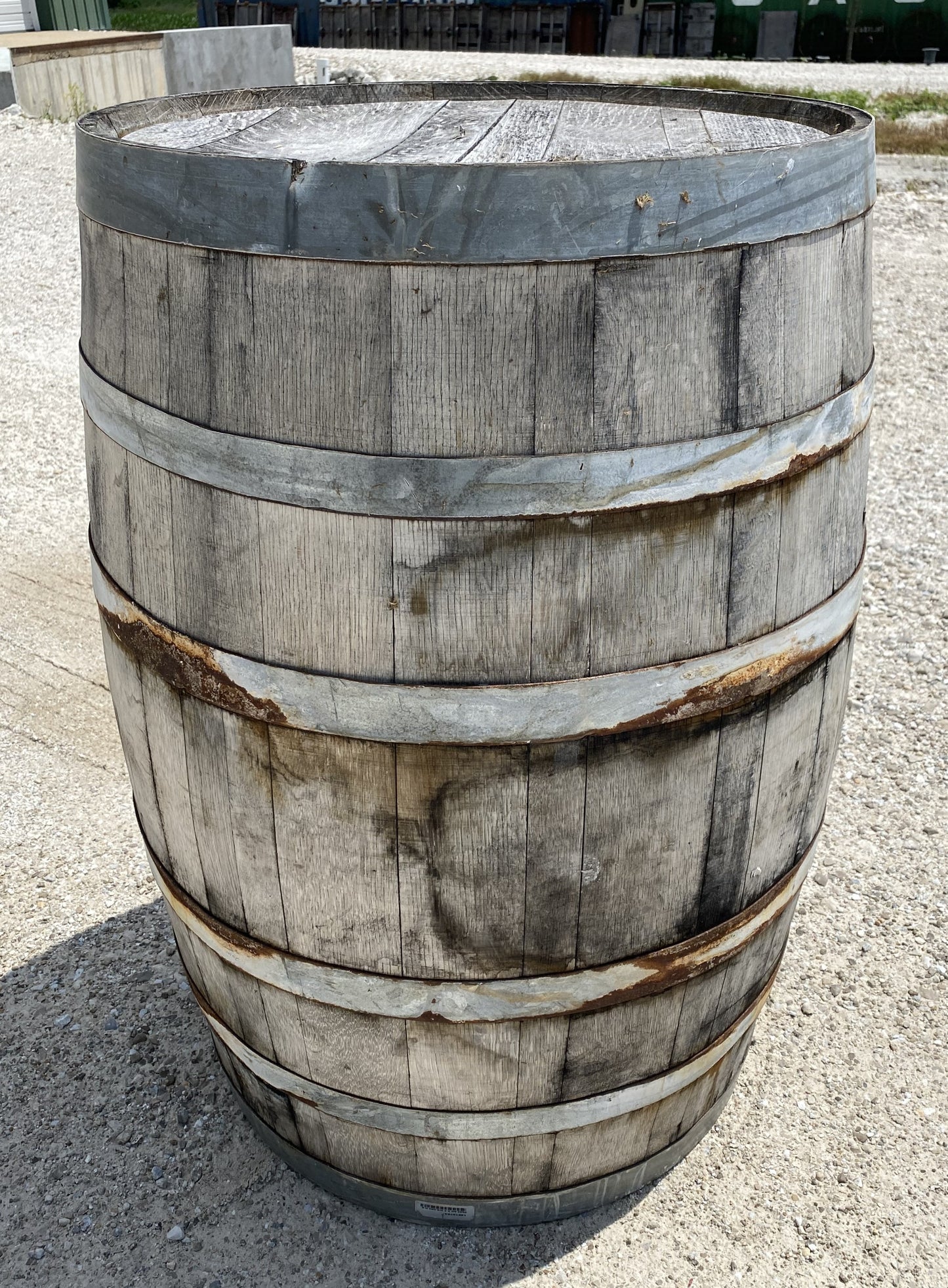 Whiskey Wine Barrel, Vintage Reclaimed Used Wood Barrel, Primitive Rum Keg, J