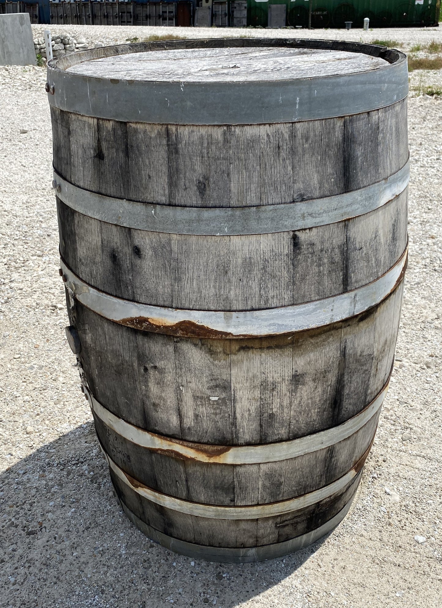 Whiskey Wine Barrel, Vintage Reclaimed Used Wood Barrel, Primitive Rum Keg, J