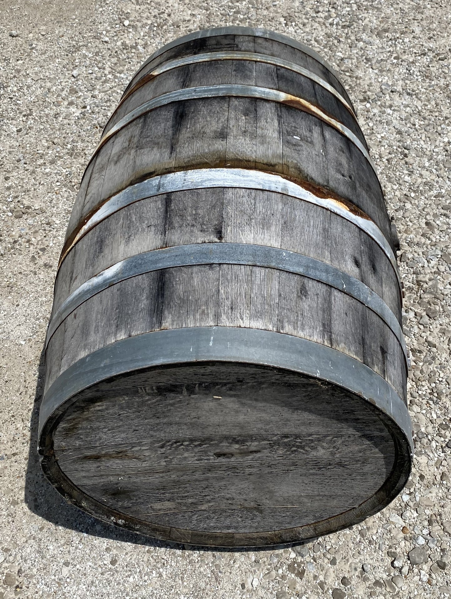 Whiskey Wine Barrel, Vintage Reclaimed Used Wood Barrel, Primitive Rum Keg, J