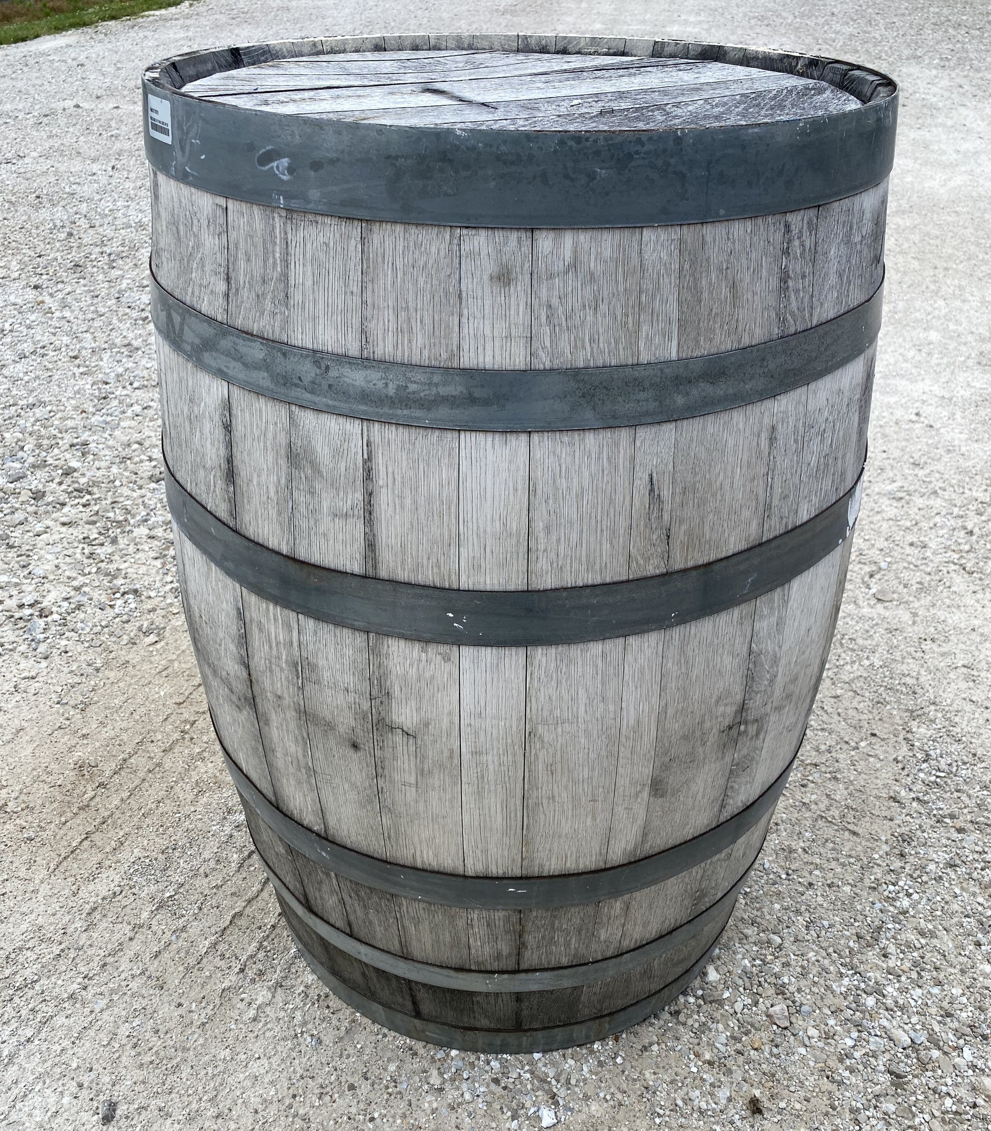 Home & Living > Home Decor - Whiskey Wine Barrel, Vintage Reclaimed Used Wood Barrel, Primitive Rum Keg, G by The Old Grai...