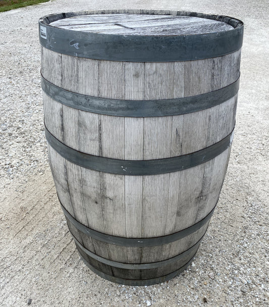 Home & Living > Home Decor - Whiskey Wine Barrel, Vintage Reclaimed Used Wood Barrel, Primitive Rum Keg, G by The Old Grai...