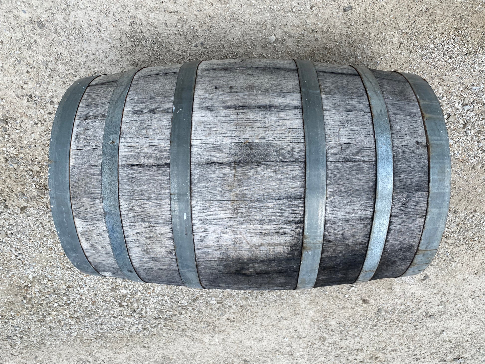 Home & Living > Home Decor - Whiskey Wine Barrel, Vintage Reclaimed Used Wood Barrel, Primitive Rum Keg, G by The Old Grai...
