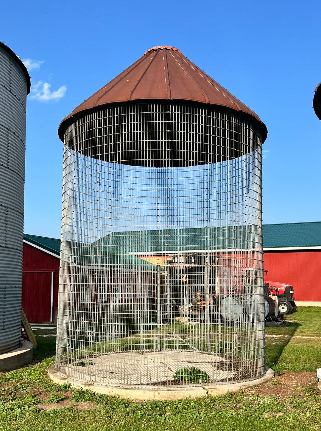 Corn Crib, Vintage Rustic Gazebo, Patio, Grain Bin, Storage Garden Tool Shed, C