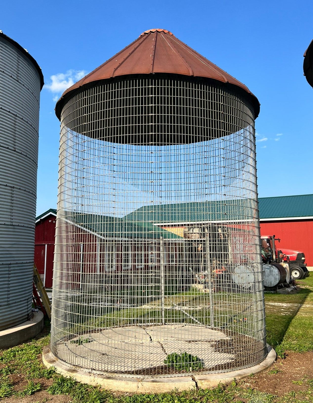 Corn Crib, Vintage Rustic Gazebo, Patio, Grain Bin, Storage Garden Tool Shed, C
