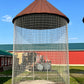 Corn Crib, Vintage Rustic Gazebo, Patio, Grain Bin, Storage Garden Tool Shed, C
