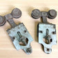 Home & Living > Home Improvement > Hardware - Vintage Pocket Door Hardware, Barn Door Rolling Architectural Salvage A10 by...