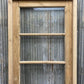 Antique French Single Door (28.25x82) Glass Pane Door with Jamb, Encased Door T3