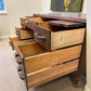 Home & Living > Furniture > Office Furniture > Desks - 50" Walnut Desk, Vintage Wood Farmhouse Table, Home Office Desk, Co...