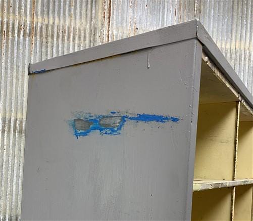 Hardware Store Cabinet, Railroad Post Office Mail Sorter, Bolt Bin, Cubbyhole, C