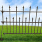 Home & Living > Outdoor & Gardening > Garden Decoration > Yard Art - Wrought Iron Vintage Fence Panel (88.5x43) Architectu...