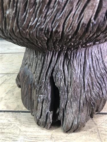 Home & Living > Home Decor > Home Accents - Rustic Wood Planter, Wood Stump, Round Wooden Flower Pot, Natural Wood Decor,...