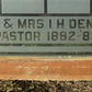 Etched Frosted Clear Glass Vintage Church Window, Architectural Art Glass, C