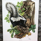 Art & Collectibles > Prints > Lithographs - Richard Timm, Striped Skunk, Signed Print, 28x22 Wade Collection, Plate 4 by T...