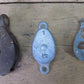 Lot Pulleys Industrial Age Metal Steampunk Factory Flywheel Machine Decor u