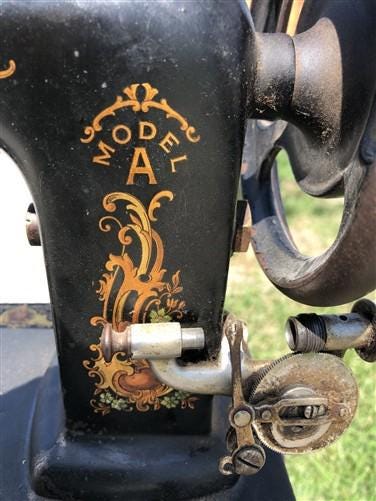 Minnesota Model A Treadle Sewing Machine Head Only, Antique Serial#1271577