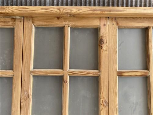 Antique French Double Doors (71x88) Frosted Glass European SideLite Jamb C1