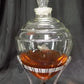 2 Antique Apothecary Show Globes, Art Deco Pharmacy Globes on Metal Stands E