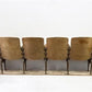 6 Vintage Wood Folding Theater Seats, Auditorium Seats, Entryway Bench, E3