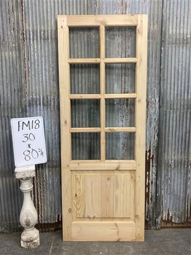 Home & Living > Home Improvement > Doors & Locks > Doors - French Single Door (30x80.75) 8 Pane Glass Door European Styled...