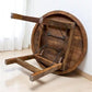 Rustic Round Table, Vintage Dining Room Table, Kitchen Island, Game Table,  G