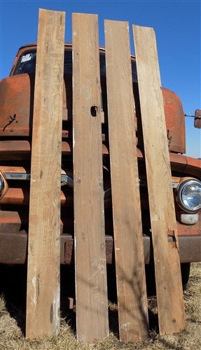 Home & Living > Home Improvement > Moldings & Trim - 4 Wood Trim Pieces, Architectural Salvage, Reclaimed Vintage Wood Bas...