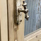 Antique French Single Door (32.5x86) Glass Pane Door with Jamb, Encased Door T9