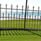 Home & Living > Outdoor & Gardening > Garden Decoration > Yard Art - Wrought Iron Vintage Fence Panel (95x40.5) Architectu...