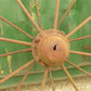 2 Cast Iron Implement Wheels, Wagon Wheel, Tractor Steel Rims, Industrial Age E