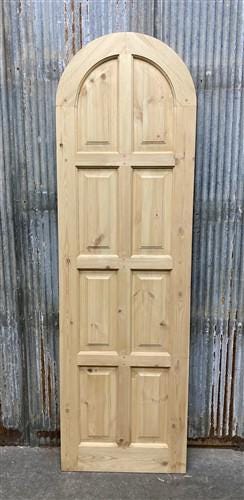 Arched French Single Door (24.125x80.5) Panel Doors, European Styled Doors T3-A