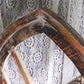 Home & Living > Home Decor > Home Accents - Large Farmhouse Lattice Window, Arched Lattice Window Frame, Rustic Home Decor...