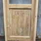 Antique French Single Door(25x83.5) Glass Pane Door with Jamb, Encased Door T22